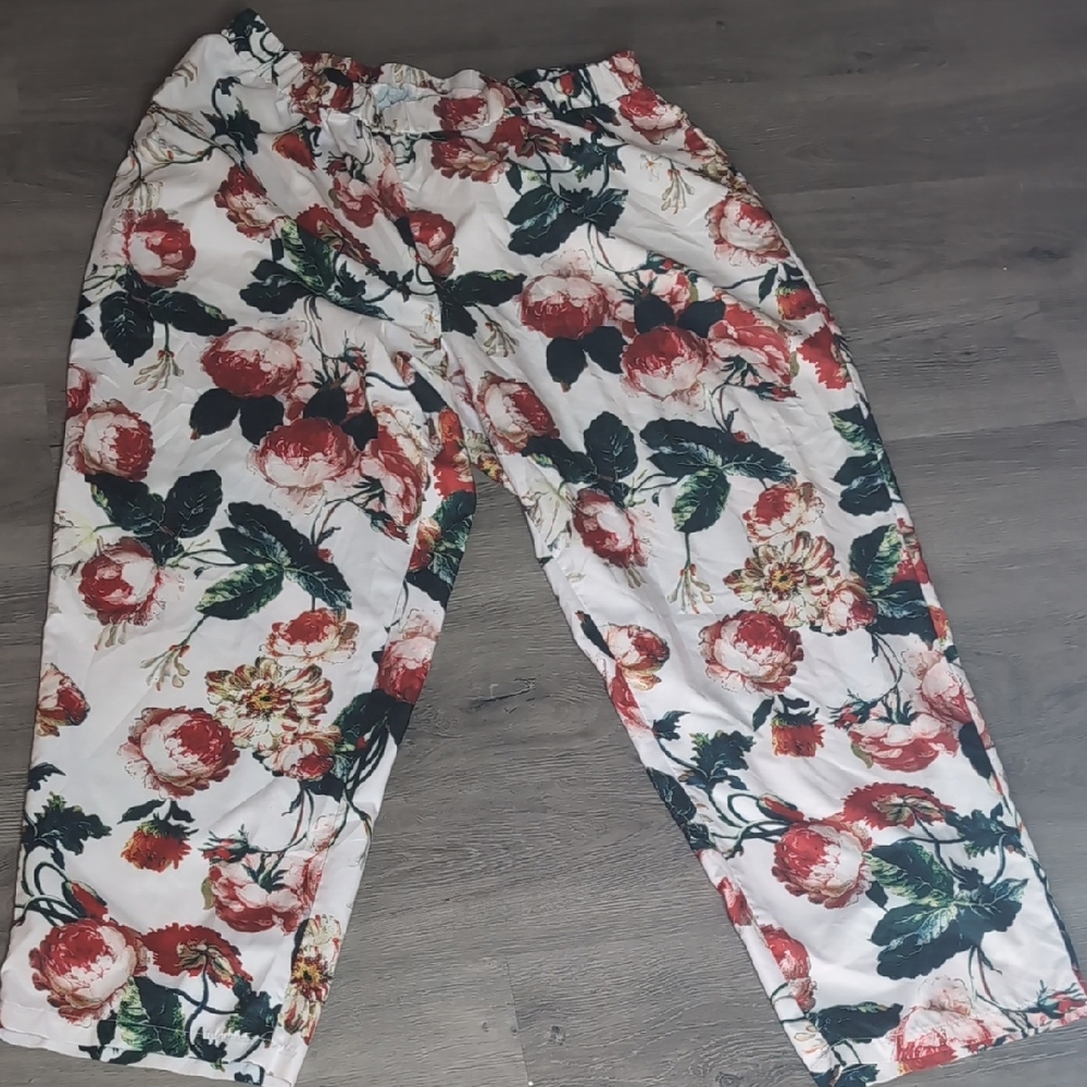 Floral Print Pants